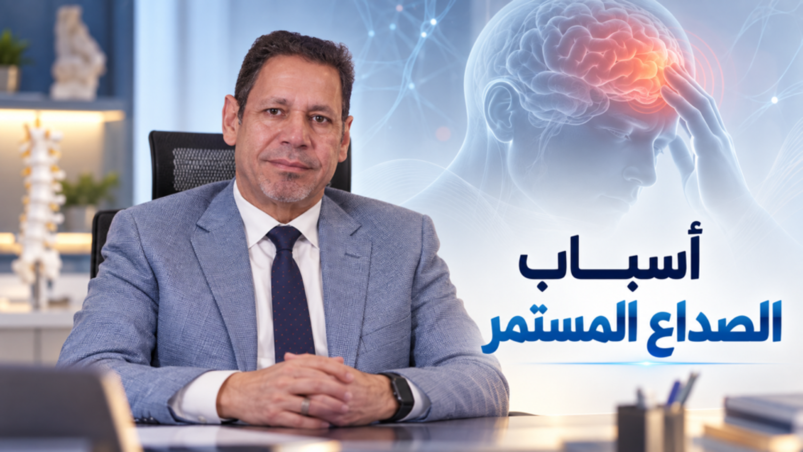 أسباب الصداع المستمر وأنواع الصداع ومناطق ألم الرأس