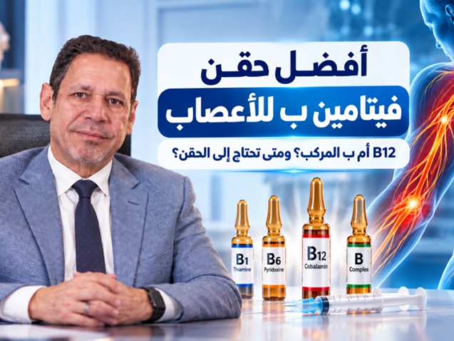 أفضل حقن فيتامين ب للأعصاب: B12 أم ب المركب؟ ومتى تحتاج إلى الحقن؟