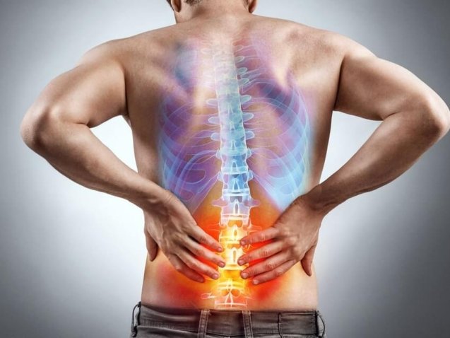 علاج تحرك فقرات العمود الفقري