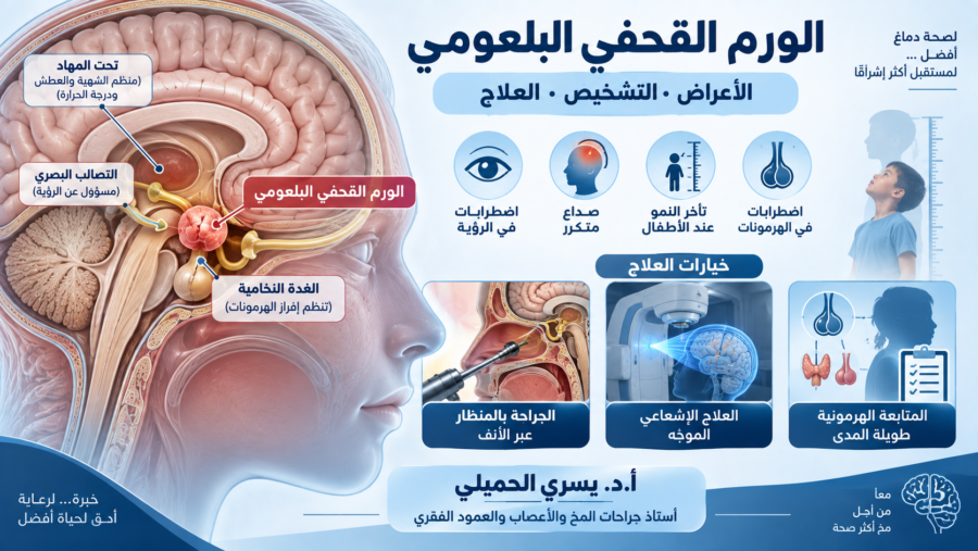الورم القحفي البلعومي: الأعراض والتشخيص وطرق العلاج الحديثة